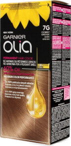 Garnier Olia Permanent Coloration No.7G Перманентная крем-краска для волос на масляной основе, оттенок темно-серый