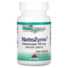 Пищеварительные ферменты Нутриколоджи, NattoZyme, 100 мг, 60 мягких таблеток