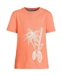 Lands' End child Boys Short Sleeve Graphic Tee