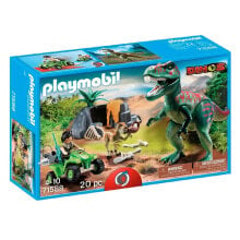 PLAYMOBIL Tyrannosaurus rex with dinos explorer