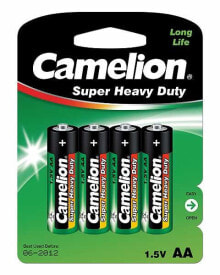 Батарейки и аккумуляторы для фото- и видеотехники Camelion R6P-BP4G Батарейка одноразового использования AA Угольно-цинковой 10000406