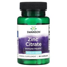 Swanson, Zinc Citrate, 50 mg, 60 Capsules