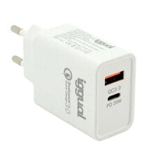 IGGUAL IGG317419 Wall Charger USB/USB-C 20W