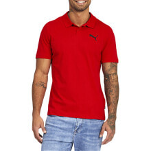 Puma Essentials Short Sleeve Polo Shirt Mens Red Casual 58850911 купить онлайн