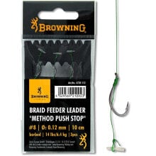 Грузила, крючки, джиг-головки для рыбалки BROWNING Method Push 0.140 mm Leader
