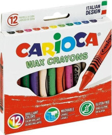 Carioca Kredki świecowe 12 kolorów (386436)