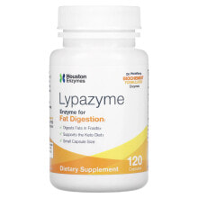 Пищеварительные ферменты Houston Enzymes, Липазим, 120 капсул