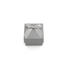 Gray gift box with polka dots KP4-5