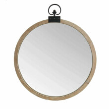 Wall mirror Versa Crystal Metal MDF Wood (3 x 82 x 70 cm)