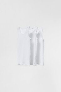 Baby/ three-pack of basic vest tops