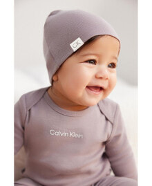 Calvin Klein baby Boys Cotton Layette, 4 Piece Set