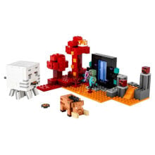 LEGO The Ambush On The Nether Portal Construction Game