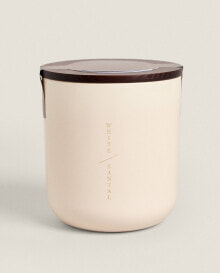 (500 g) white santal scented candle
