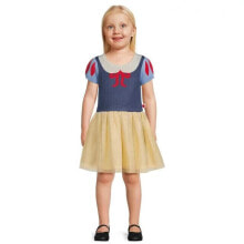 Купить детские платья и юбки для малышей Disney: Disney Cosplay Dress Toddler Girls Size 12M Blue/Beige Short Sleeve Crew Neck