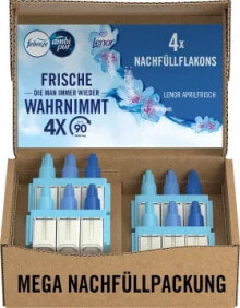 Купить освежители воздуха и ароматы для дома Febreze: Lufterfrischer Duftstecker 3Volution Aprilfrisch Nachfüllpack (4x20 ml), 80 ml