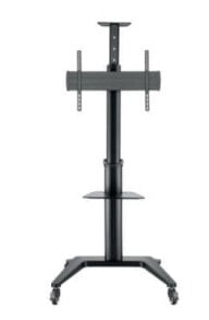 Кронштейны, держатели и подставки для мониторов подставка для брекетов одинарная, 165,1 см (65 дюймов), 400 x 400 мм, 600 x 400 мм, -5-12°, 90°, Черный