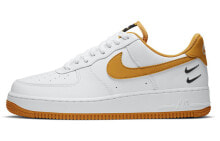 Nike Air Force 1 Low 低帮 板鞋 男款 白黄 / Кроссовки Nike Air Force 1 Low CT2300-100