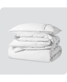 Bare Home organic Cotton Percale Duvet Cover Set Twin/Twin XLong