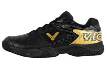 Victor 9200 Packs Badminton Shoes Unisex Low-Top Black Gold