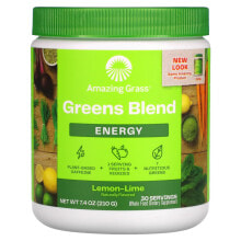 Amazing Grass, Green Superfood для повышения уровня энергии, лимон и лайм, 700 г (1,5 фунта)