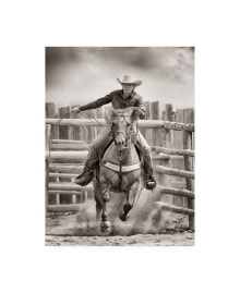 Trademark Global lisa Dearin Ride Em Cowgirl Canvas Art - 36.5