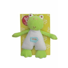 Fluffy toy Frog Green 27 cm