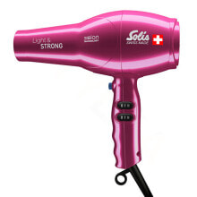 Фен или фен-щётка Solis Light & Strong Pink hair dryer