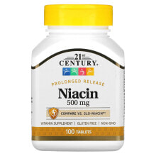 21st Century, Niacin, Prolonged Release, 250 mg, 110 Tablets