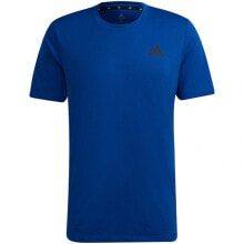 Мужская футболка спортивная синяя с логотипом adidas Aeroready Des M GR0518