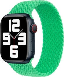 Apple APPLE PASEK APPLE WATCH 3K435ZM/A BRAIDED SOLO LOOP 41MM SIZE 5 BRIGHT GREEN ORYGINALNA PLOMBA standard