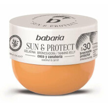 Средства для загара и защиты от солнца Babaria Sun & Protect Tanning Jelly Кокосово-морковное желе для загара 300 мл
