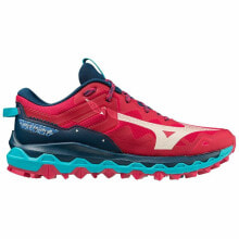 Sports Trainers for Women Mizuno Wave Mujin 9 Red