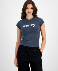 Juniors' Sorry Not Sorry Graphic Tee купить онлайн