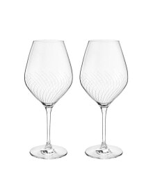 Купить посуда и приборы для сервировки стола Rosendahl: Holmegaard Cabernet Lines 23.3 oz Burgundy Glasses, Set of 2