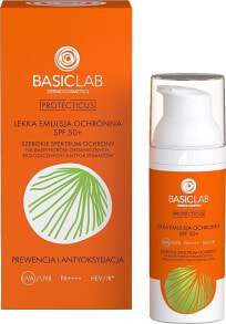 Купить сыворотки, ампулы и масла для лица BasicLab Dermocosmetics: Sonnenschutzemulsion für das Gesicht