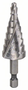 Bosch Stufenbohrer HSS 4 - 20 mm, 1/4", 70,5 mm купить в интернет-магазине