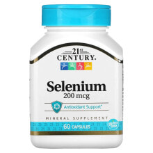 Selenium, 200 mcg, 60 Capsules