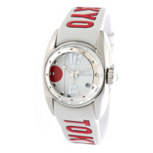 Мужские наручные часы с ремешком Мужские наручные часы с белым кожаным ремешком Chronotech CT7704B-29