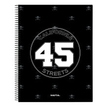 Notebook Safta California Black A4 120 Sheets