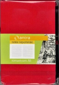 Купить школьные блокноты Antra: Блокнот Antra Reporterski А6 в стиле романтизма