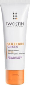 Средства для загара и защиты от солнца iwostin Solecrin Capillin Protective Cream SPF50 Солнцезащитный крем для куперозной кожи и кожи, склонной к покраснениям 50 мл