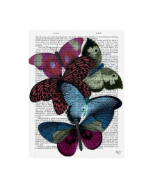 Trademark Global fab Funky Big Bold Butterflies 1 Canvas Art - 36.5