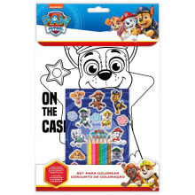 PAW PATROL Coloring Set With Stickers