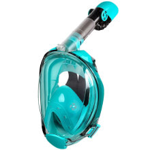 Masks and snorkels for scuba diving