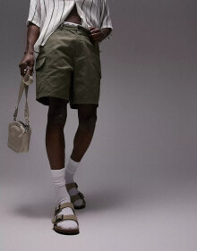 Купить мужские шорты Topman: Topman skinny cargo shorts in khaki