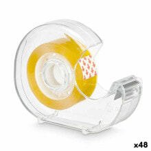 Sellotape Dispenser 2,7 m Transparent Yellow (48 Units)