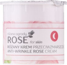 Anti-Falten Nachtcreme - Floslek Rose For Skin Anti-Wrinkle Night Cream Refill