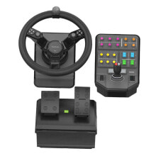 Logitech 945-000062 игровой контроллер Рулевое колесо+педали Аналоговый/цифровой Черный