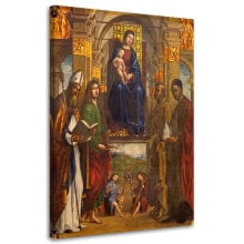 Wandbild Madonna und Heilige von Bologna