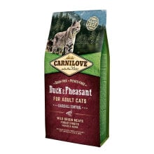 CARNILOVE 6kg food for cats with chicken duck pheasan to hairball control